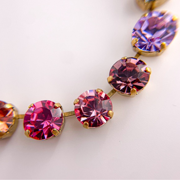 Loren Hope Retired Arista Rainbow Ombré Necklace. 17”-21”. NWT - Picture 11 of 16